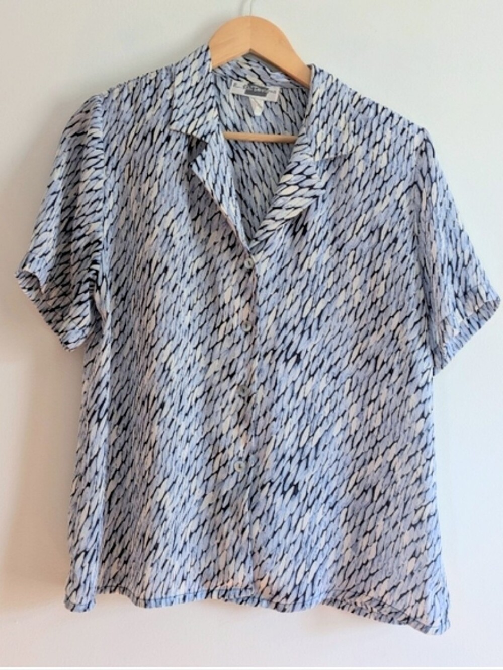 Vintage Sheer Button Down Blouse